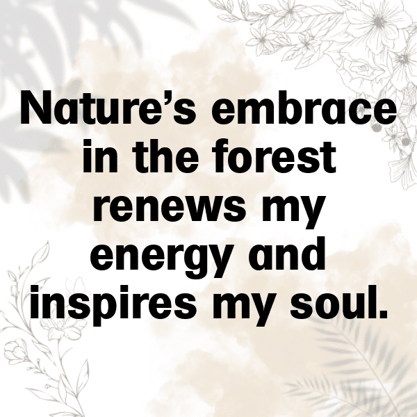Forest Bathing Captions Photo for Instagram-SlMeDN