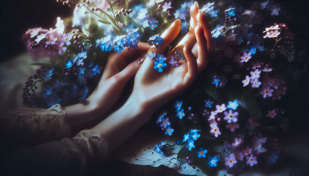 forget-me-not captions for instagram - featured image