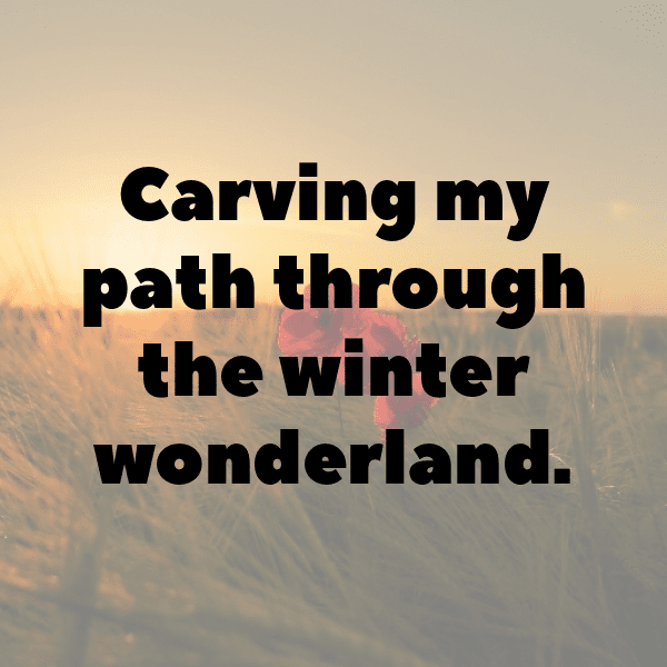 Freestyle Skiing Captions Image for Instagram-grow4k