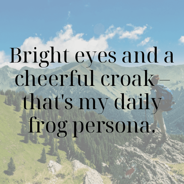 Frog Captions Photo For Instagram-Knsi27
