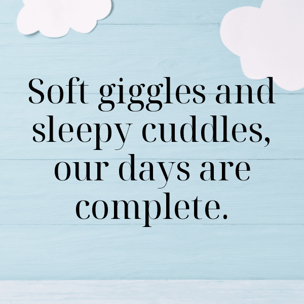 Gentle Baby Captions Image for Instagram-mRJWIX