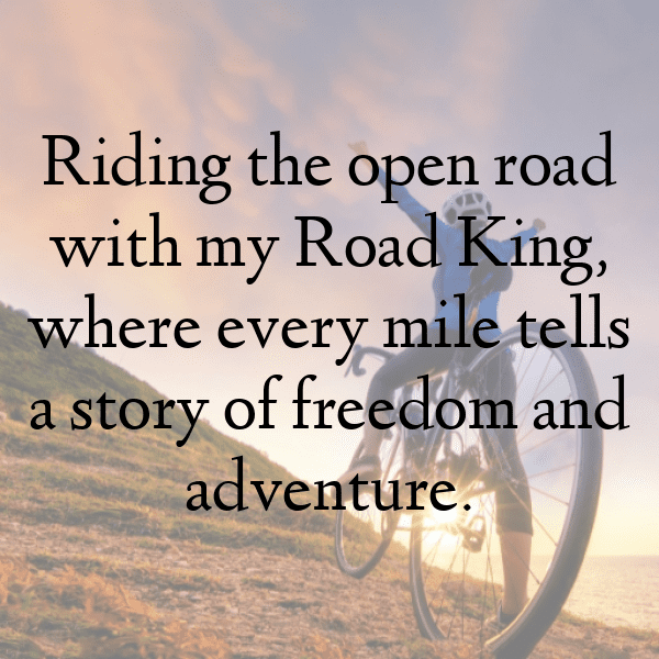 Harley-Davidson Road King Captions Photo for Instagram-Cyj8WK