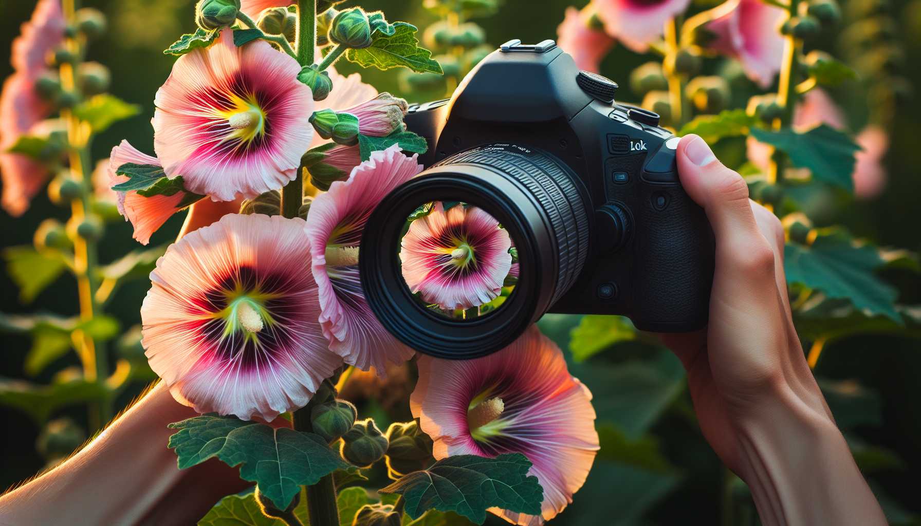 hollyhock captions for instagram - featured image