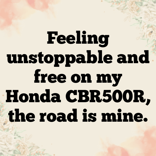 Honda CBR500R Captions Image for Instagram-IurdWA