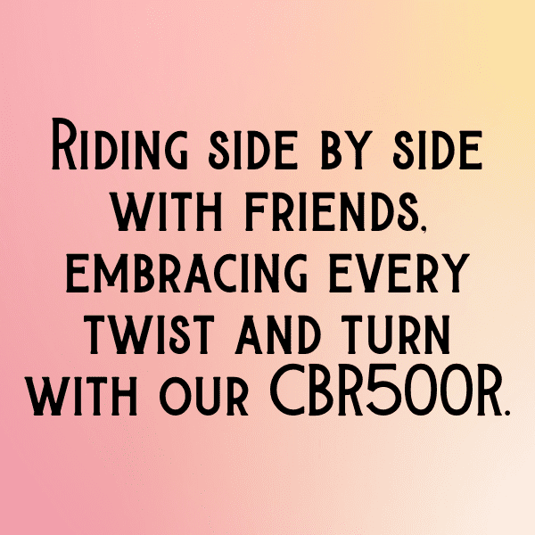 Honda CBR500R Captions Photo for Instagram-spweJm