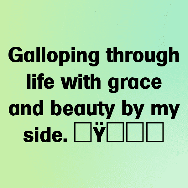 Horse Captions Photo For Instagram-k94nYg