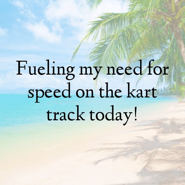 Karting Captions Photo for Instagram-VrHJTb