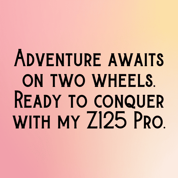 Kawasaki Z125 Pro Captions Photo for Instagram-jzVMZ8