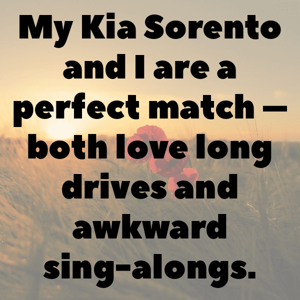 Kia Sorento Captions Image for Instagram-vBsgEt