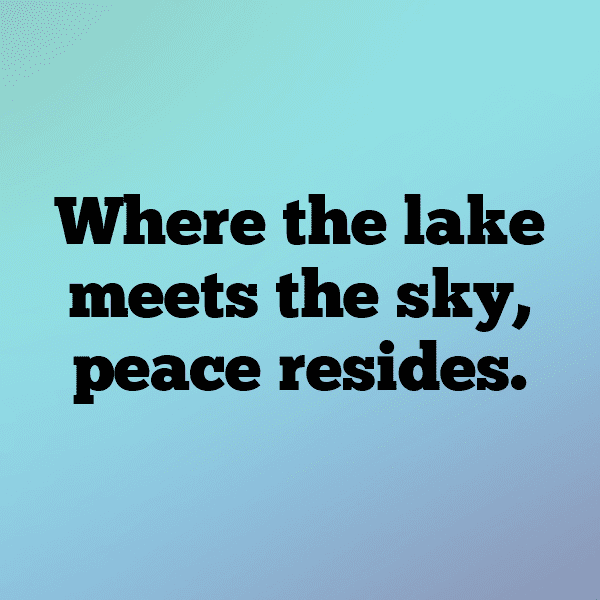 Lake Adventure Captions Photo for Instagram-eVgDa3