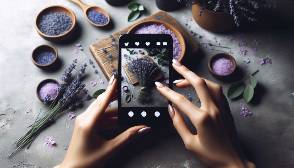 lavender captions for instagram - featured image