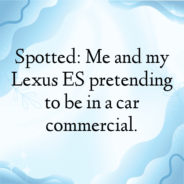 Lexus ES Captions Photo for Instagram-OvoDNd