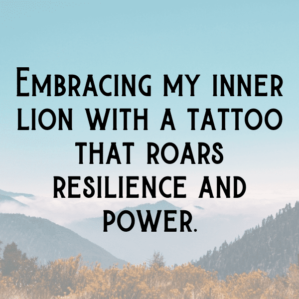 Lion Captions Photo For Instagram-OYlzb7