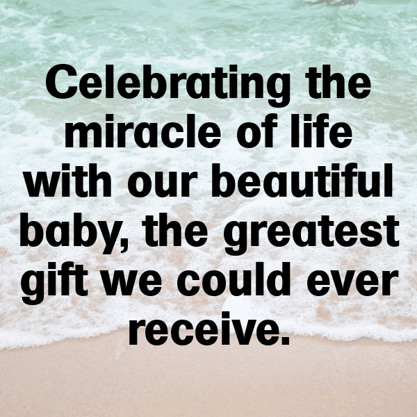 Little Miracle Baby Captions Image for Instagram-FXozUE