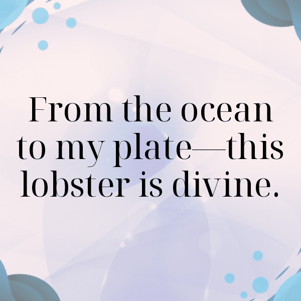 Lobster Captions Photo For Instagram-fmzPMR