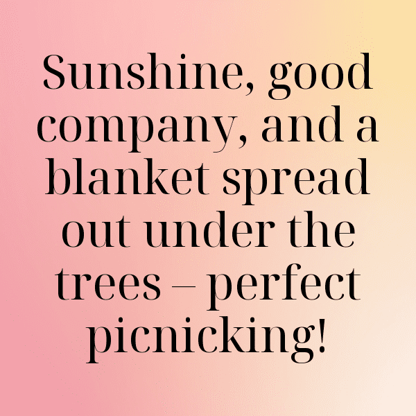 Nature Picnic Captions Photo for Instagram-p4hiOv