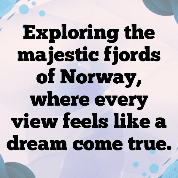 Norway Captions Image For Instagram-X0G4j6