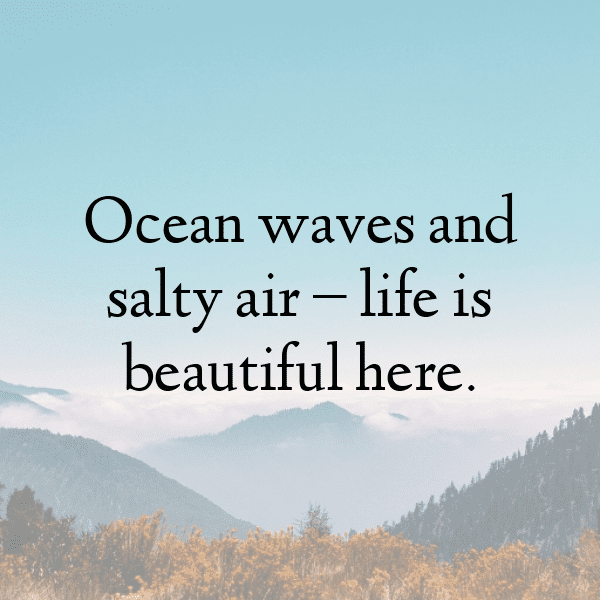 Ocean Waves Captions Image for Instagram-7UHQCD