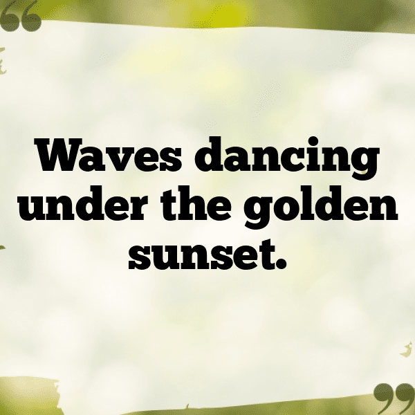 Ocean Waves Captions Image for Instagram-BieWww