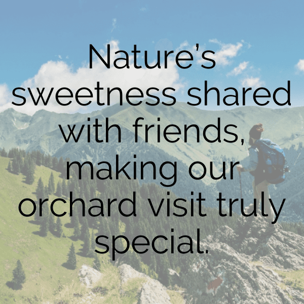 Orchard Visit Captions Image for Instagram-QJXYVh