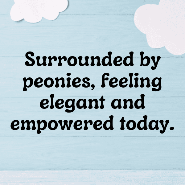 Peony Captions Photo For Instagram-PONlfw
