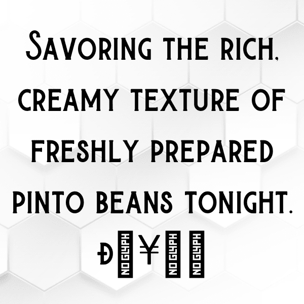 Pinto Bean Captions Image For Instagram-CTNxKt