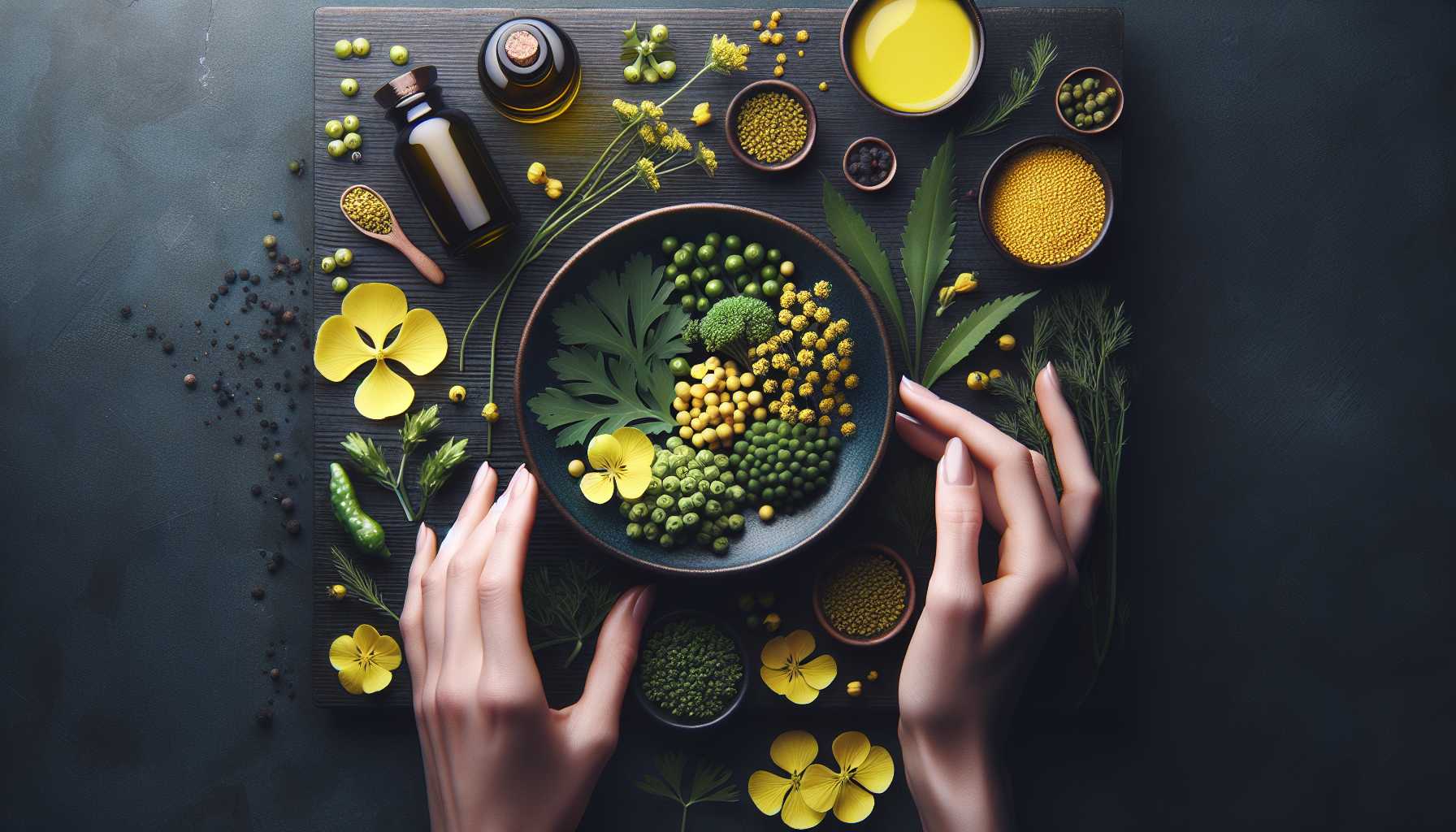 potherb mustard captions for instagram - featured image