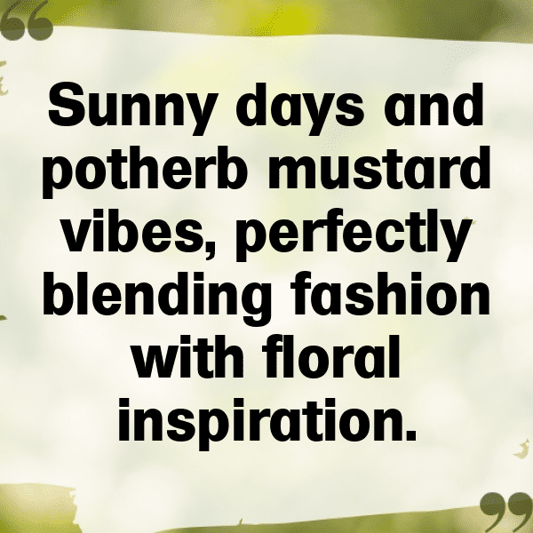 Potherb Mustard Captions Photo For Instagram-neqHCJ