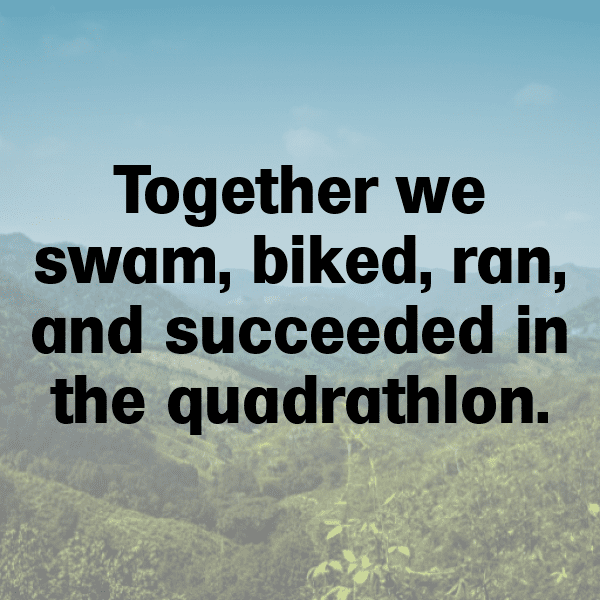 Quadrathlon Captions Image for Instagram-qJMyWE