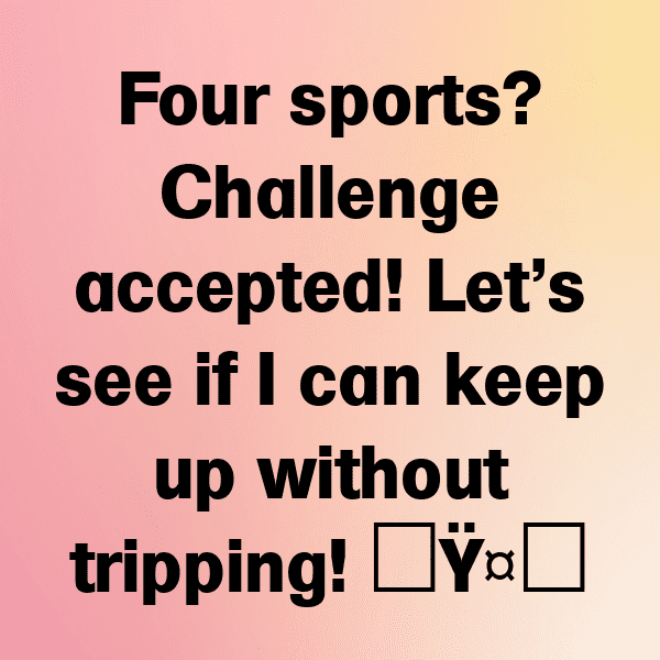 Quadrathlon Captions Photo for Instagram-tJps6x