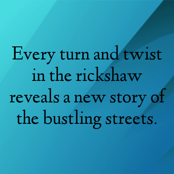 Rickshaw Puller Captions Photo For Instagram-qPTehc