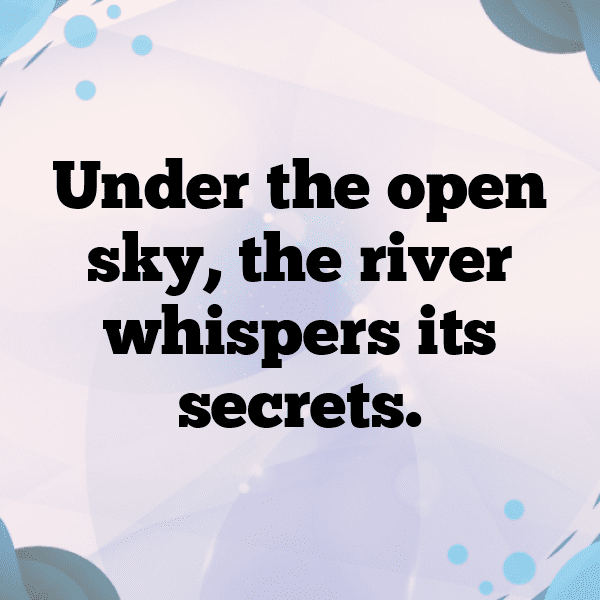 River Journey Captions Image for Instagram-pvc1es