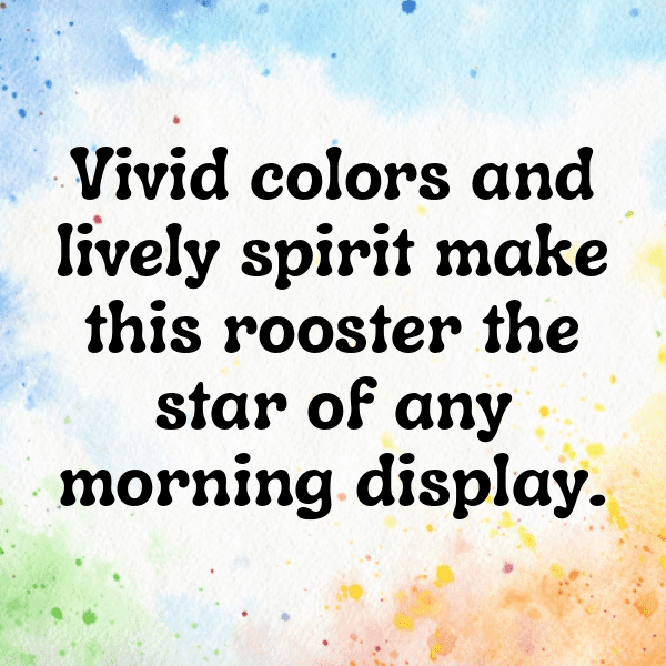 Rooster Captions Photo For Instagram-6vB7RH