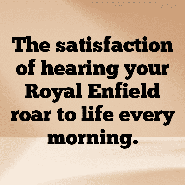 Royal Enfield Classic 500 Captions Photo for Instagram-MzyQAj