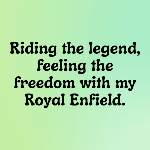 Royal Enfield Meteor 350 Captions Photo for Instagram-dv8ZW6