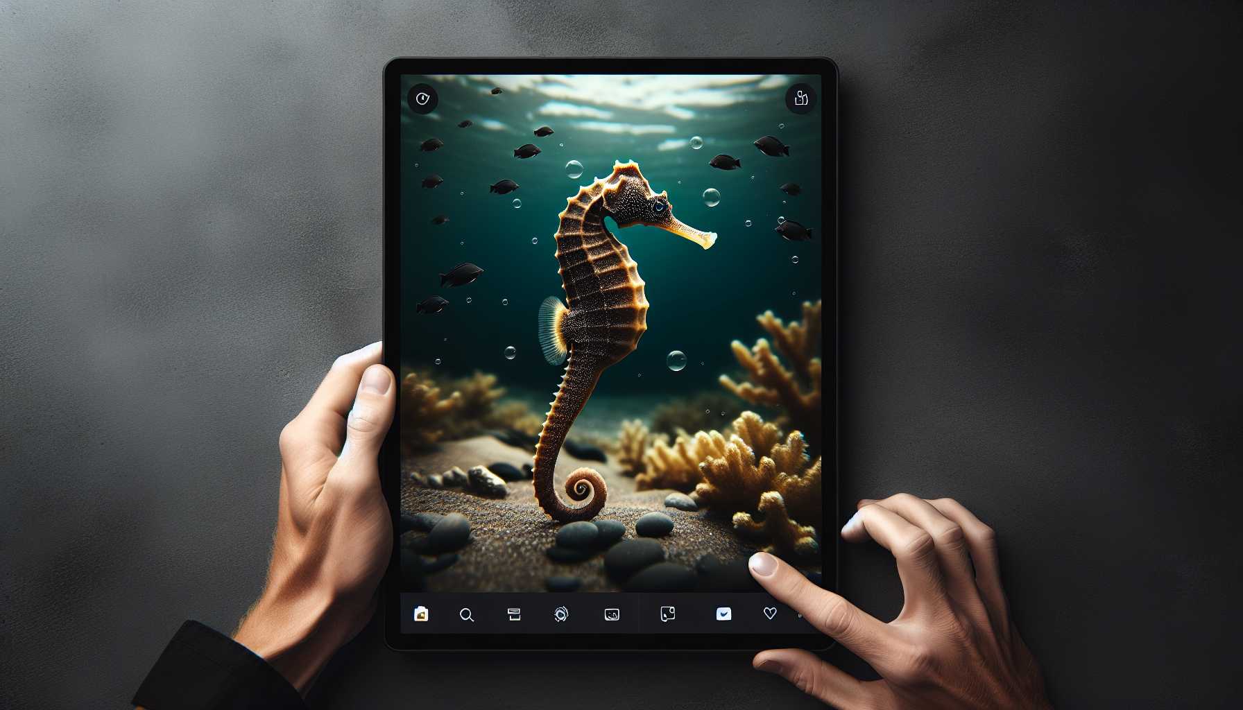 seahorse captions for instagram - featured image