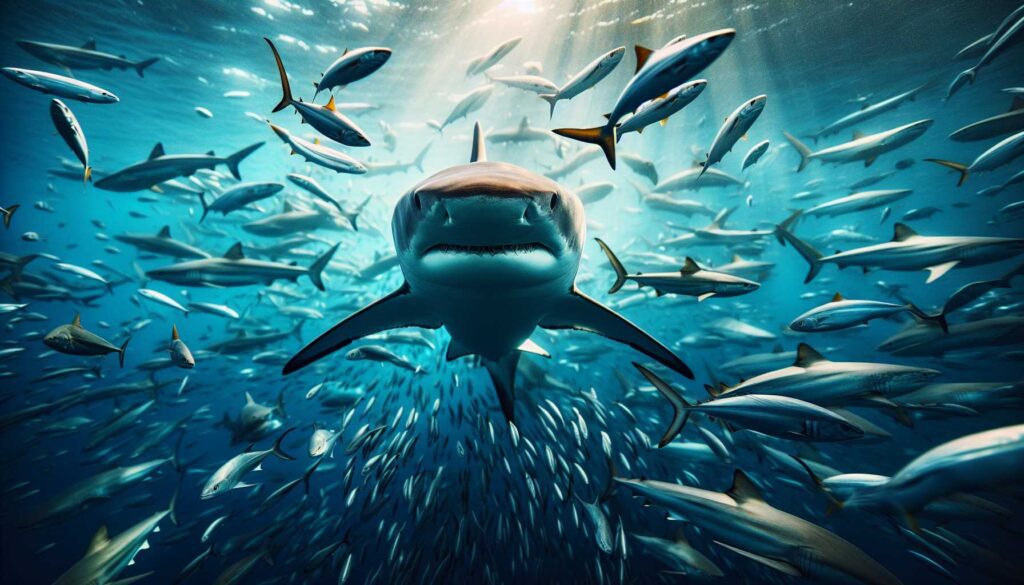 shark captions for instagram - featured image
