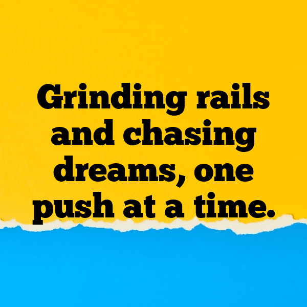 Skateboarding Captions Photo for Instagram-E3EAW9