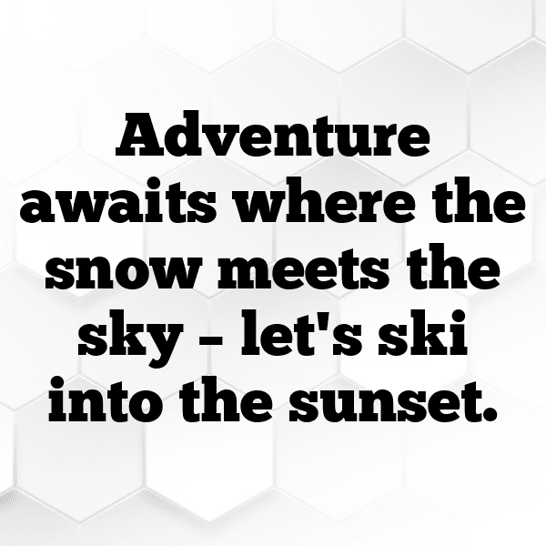 Skiing Captions Photo for Instagram-7HdJKg