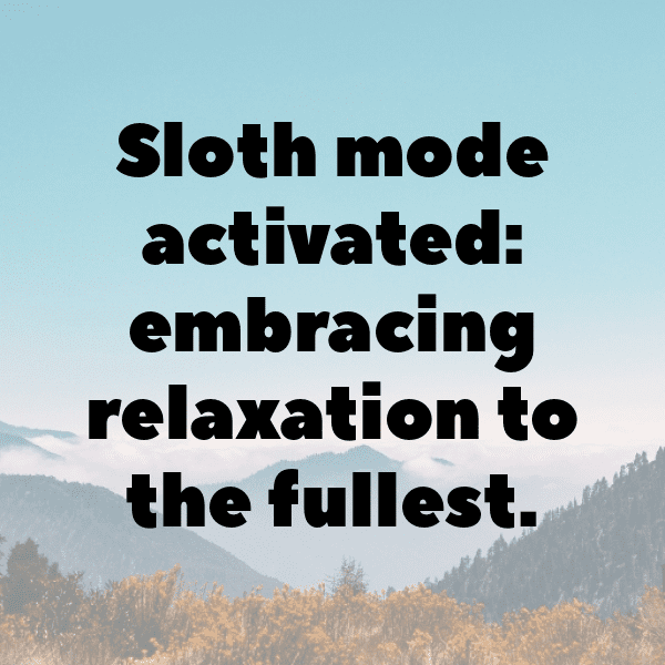 Sloth Captions Image For Instagram-FXRbHj