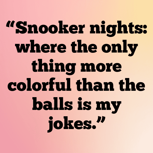 Snooker Captions Photo for Instagram-RNwwdr