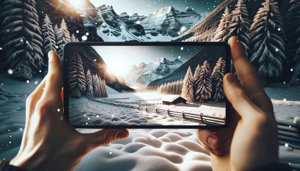 snow-capped captions for instagram - featured image