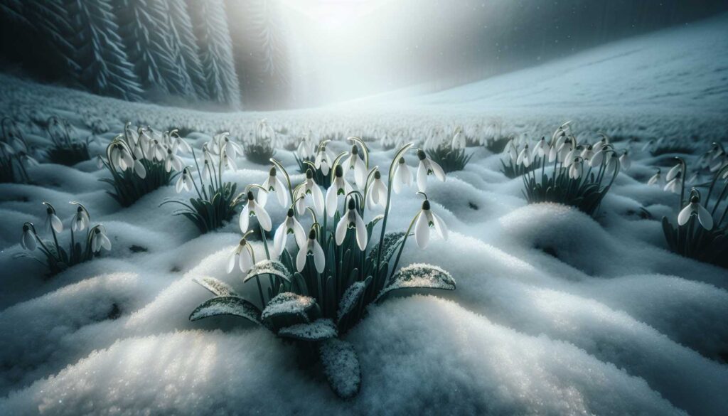 snowdrop captions for instagram - featured image