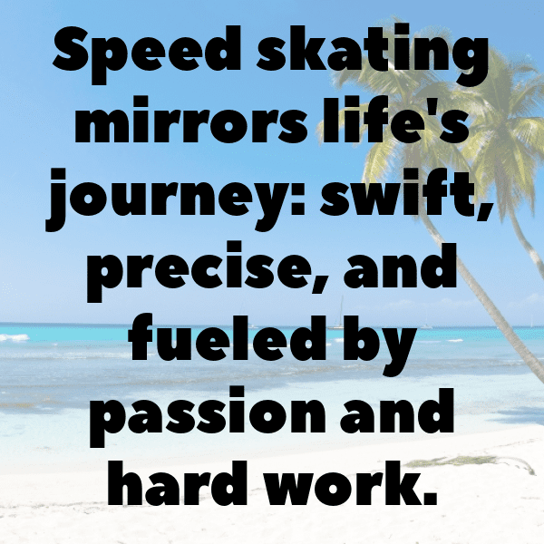 Speed Skating Captions Image for Instagram-Ypv97D