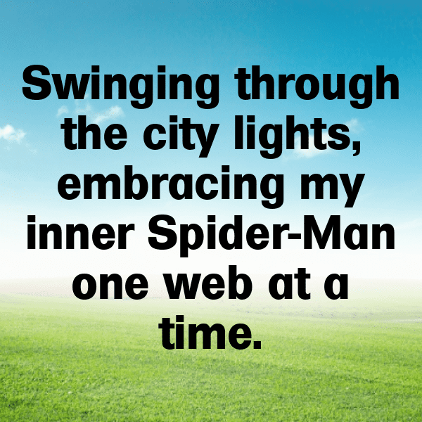 Spider Captions Photo For Instagram-w614WH