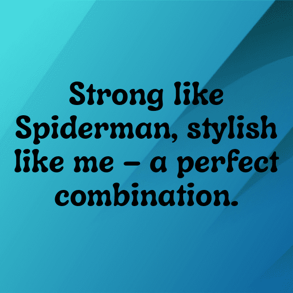 Spiderman Captions Photo for Instagram-m1BQq4