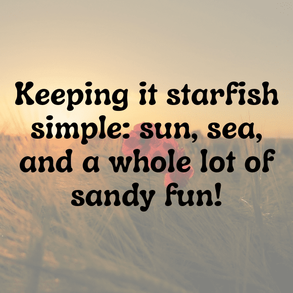 Starfish Captions Image For Instagram-YcDWNN