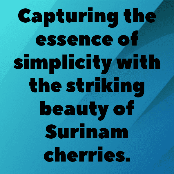 Surinam Cherry Captions Photo For Instagram-0PdkV2