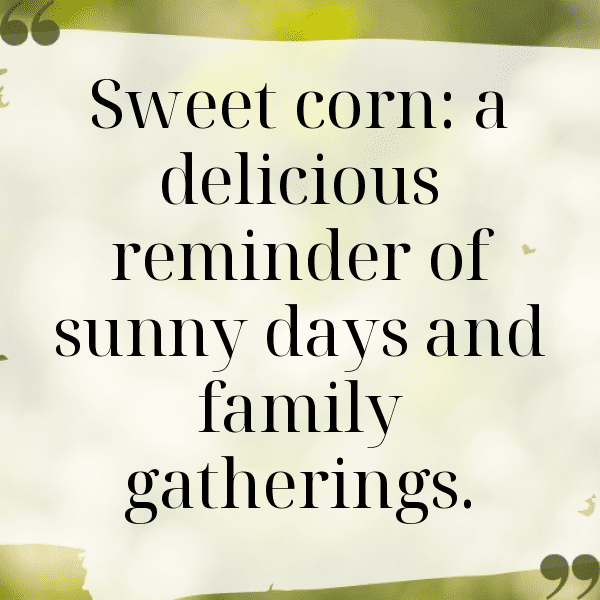 Sweet Corn Captions Photo For Instagram-mUrEli