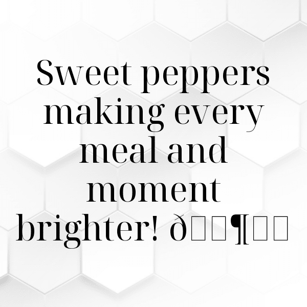 Sweet Pepper Captions Image For Instagram-7g7My5